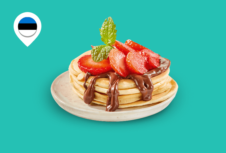 Pannkoogid z owocami i kremem NUTELLA®