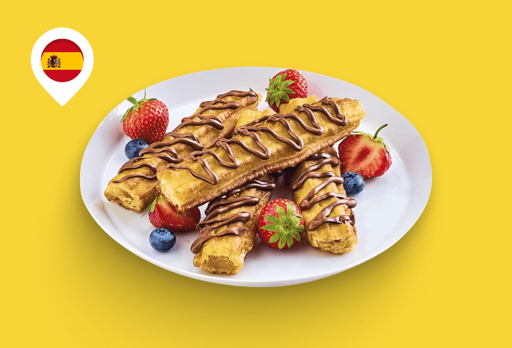 Churros<br>z kremem NUTELLA®